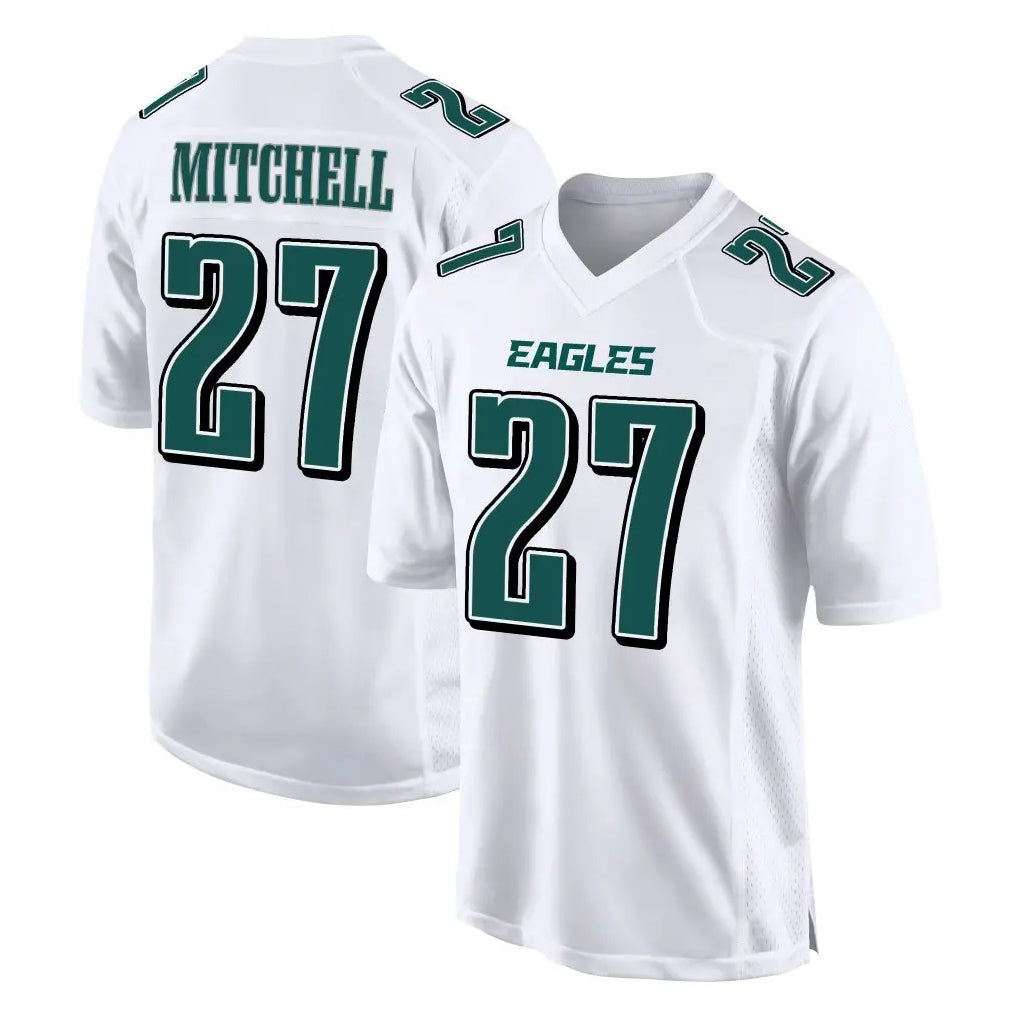 Parkc P.Eagles #27 Quinyon Mitchell Player White Tundra Fashion Home Game Stitched Jerseys