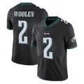 Parkc P.Eagles #2 Riq Woolen Player Black Limited Vapor Untouchable Home Game Stitched Jerseys