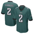 Parkc P.Eagles #2 Riq Woolen Player Team Color Green Home Game Stitched Jerseys