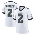 Parkc P.Eagles #2 Riq Woolen Player White Game Home Stitched Jerseys