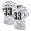 Parkc P.Eagles #33 Cooper DeJean Player Arctic Camo Salute to Service Limited Game Stitched Jerseys