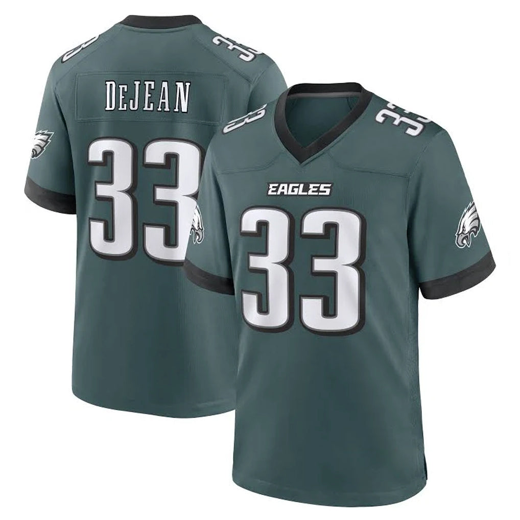 Parkc P.Eagles #33 Cooper DeJean Player Green Home Game Stitched Jerseys