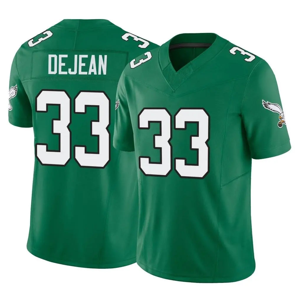 Parkc P.Eagles #33 Cooper DeJean Player Green Kelly Alternate Vapor F.U.S.E. Home Game Stitched Jerseys