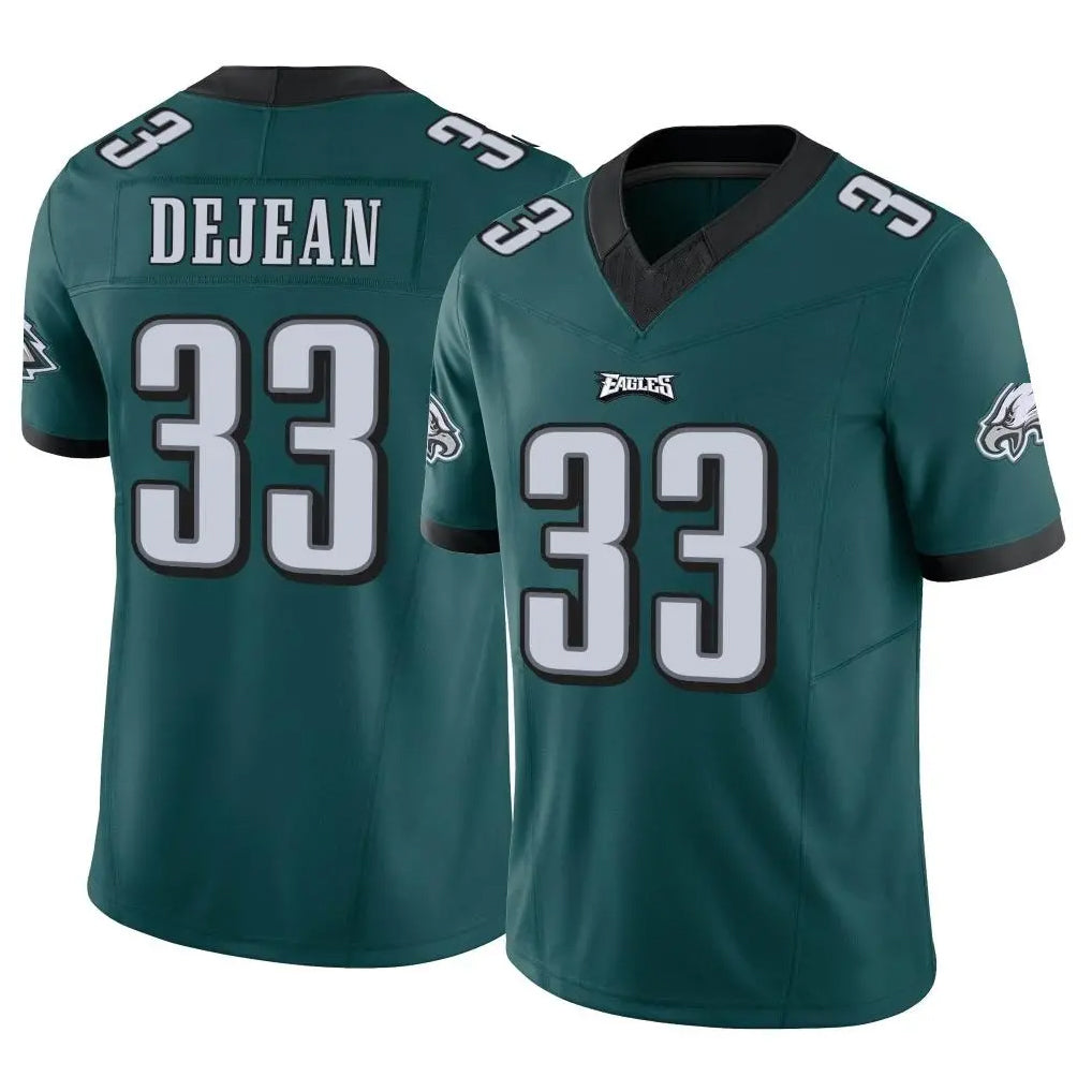 Parkc P.Eagles #33 Cooper DeJean Player Team Color Green Limited Vapor F.U.S.E. Home Game Stitched Jerseys