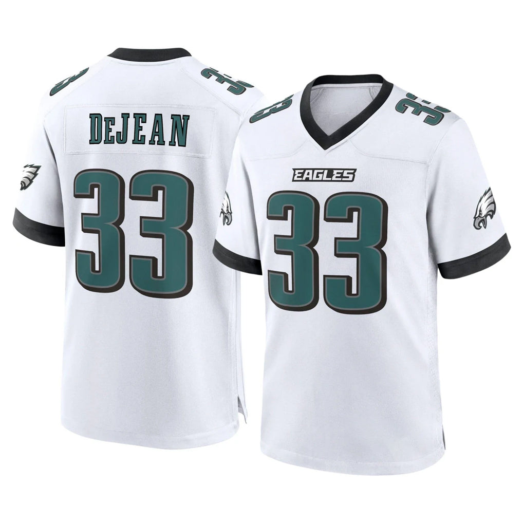 Parkc P.Eagles #33 Cooper DeJean Player White Game Home Stitched Jerseys