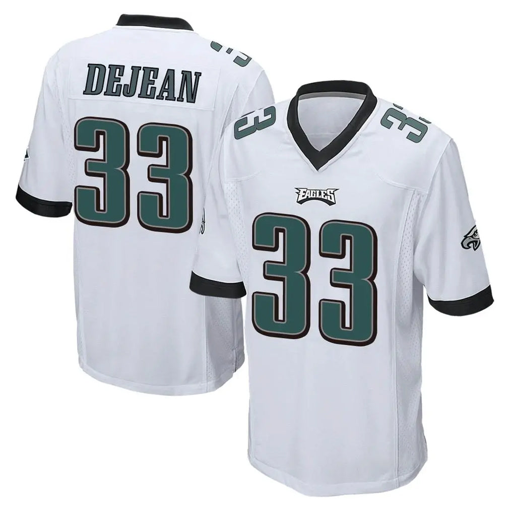 Parkc P.Eagles #33 Cooper DeJean Player White Home Game Stitched Jerseys