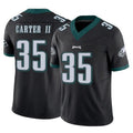 Parkc P.Eagles #35 Michael Carter II Player Black Limited Vapor F.U.S.E. Home Game Stitched Jerseys