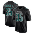Parkc P.Eagles #35 Michael Carter II Player Carbon Black Fashion Home Game Stitched Jerseys