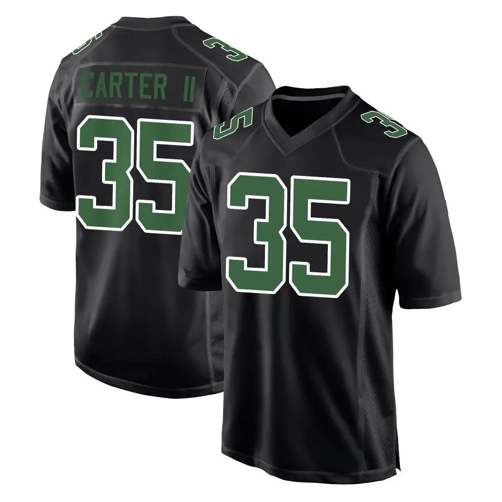 Parkc P.Eagles #35 Michael Carter II Player Carbon Green Fashion Home Game Stitched Jerseys