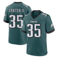 Parkc P.Eagles #35 Michael Carter II Player Green Home Game Stitched Jerseys