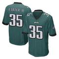 Parkc P.Eagles #35 Michael Carter II Player Team Color Green Home Game Stitched Jerseys