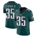 Parkc P.Eagles #35 Michael Carter II Player Team Color Green Vapor Untouchable Home Game Stitched Jerseys