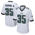 Parkc P.Eagles #35 Michael Carter II Player White Home Game Stitched Jerseys
