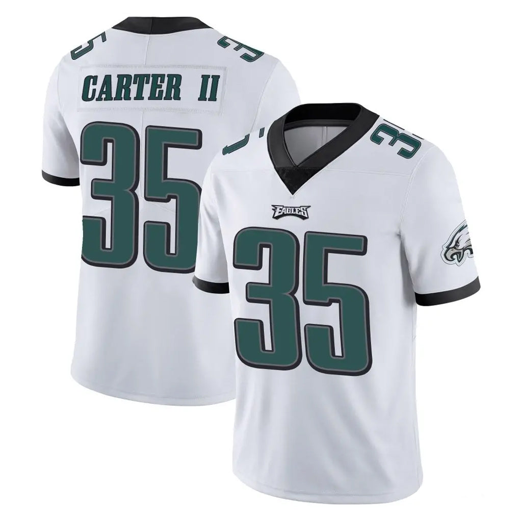Parkc P.Eagles #35 Michael Carter II Player White Limited Vapor Untouchable Home Game Stitched Jerseys