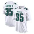 Parkc P.Eagles #35 Michael Carter II Player White Tundra Fashion Home Game Stitched Jerseys