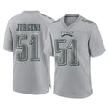 Parkc P.Eagles #51 Cam Jurgens Player Gray Atmosphere Fashion Home Game Stitched Jerseys