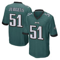 Parkc P.Eagles #51 Cam Jurgens Player Team Color Green Home Game Stitched Jerseys