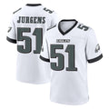 Parkc P.Eagles #51 Cam Jurgens Player White Game Home Stitched Jerseys