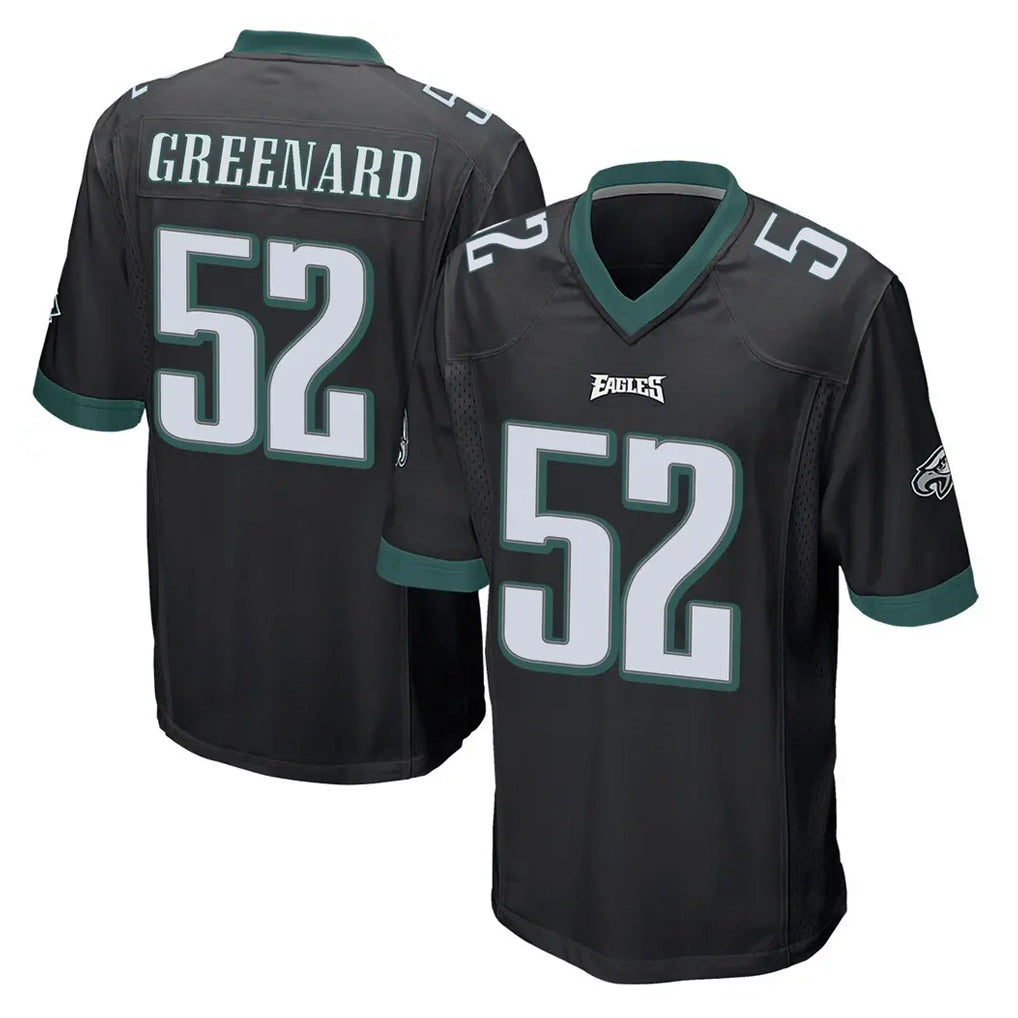 Parkc P.Eagles #52 Jonathan Greenard Player Black Home Game Stitched Jerseys