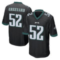 Parkc P.Eagles #52 Jonathan Greenard Player Black Home Game Stitched Jerseys