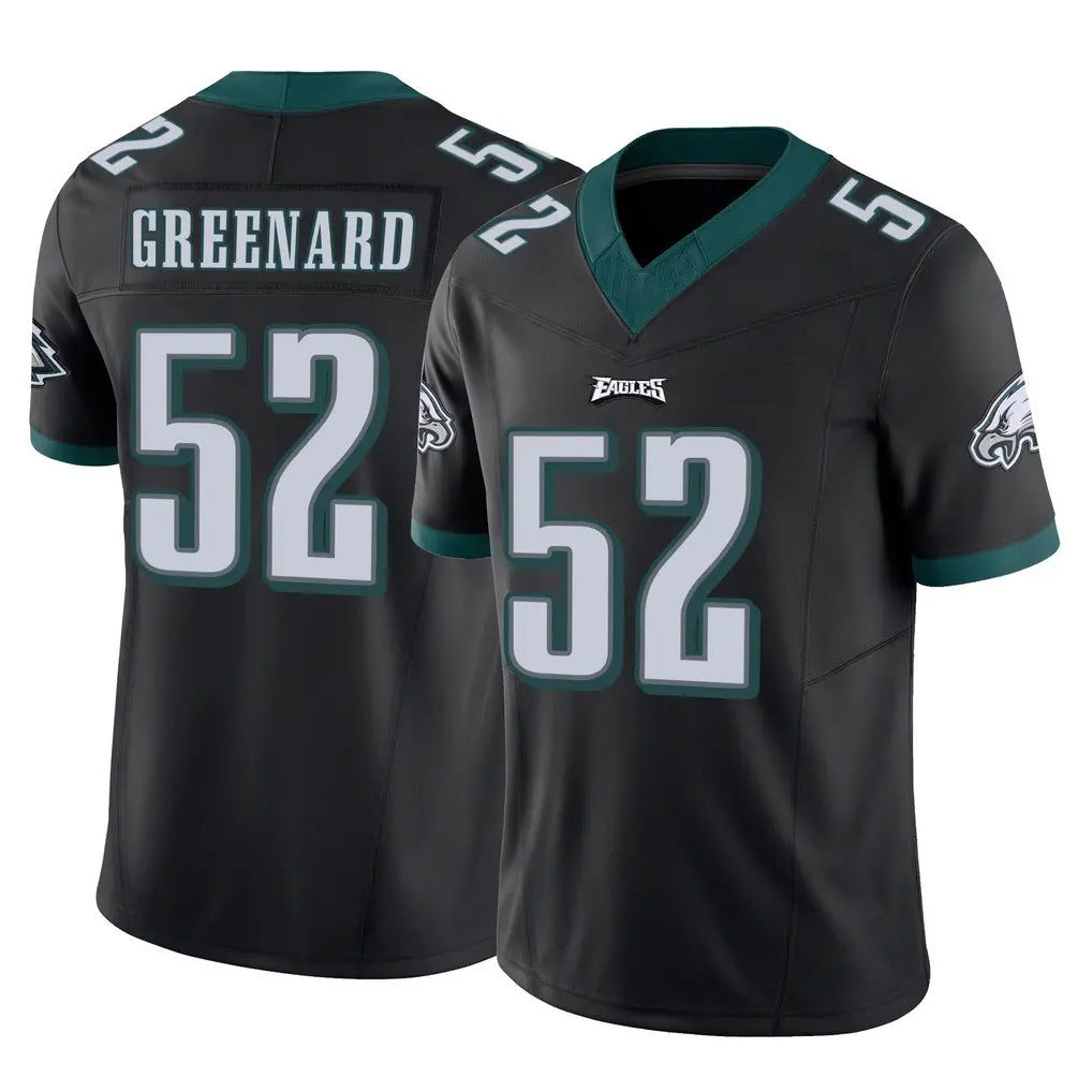 Parkc P.Eagles #52 Jonathan Greenard Player Black Limited Vapor F.U.S.E. Home Game Stitched Jerseys