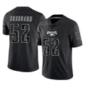 Parkc P.Eagles #52 Jonathan Greenard Player Black Reflective Limited Home Game Stitched Jerseys