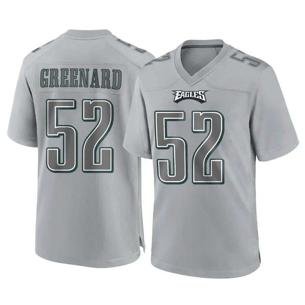 Parkc P.Eagles #52 Jonathan Greenard Player Gray Atmosphere Fashion Home Game Stitched Jerseys