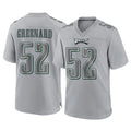 Parkc P.Eagles #52 Jonathan Greenard Player Gray Atmosphere Fashion Home Game Stitched Jerseys