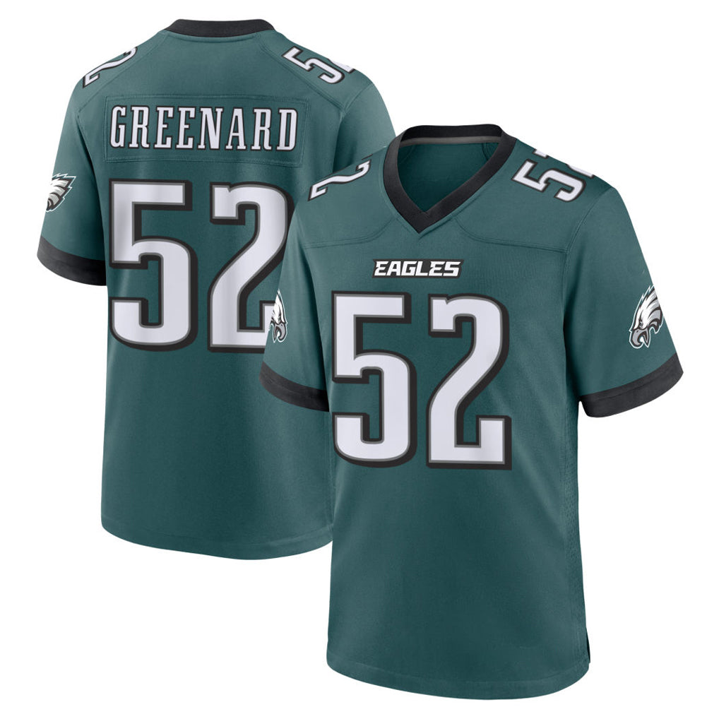 Parkc P.Eagles #52 Jonathan Greenard Player Green Home Game Stitched Jerseys