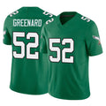 Parkc P.Eagles #52 Jonathan Greenard Player Green Kelly Alternate Vapor F.U.S.E. Home Game Stitched Jerseys