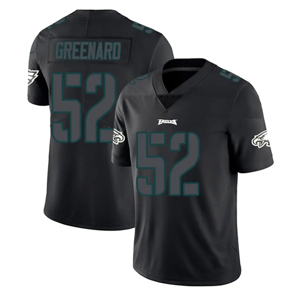 Parkc P.Eagles #52 Jonathan Greenard Player Limited Black Impact Home Game Stitched Jerseys