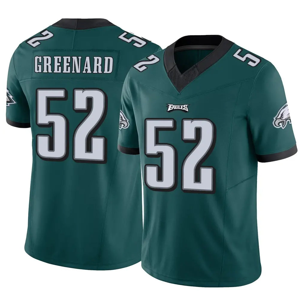 Parkc P.Eagles #52 Jonathan Greenard Player Team Color Green Limited Vapor F.U.S.E. Home Game Stitched Jerseys