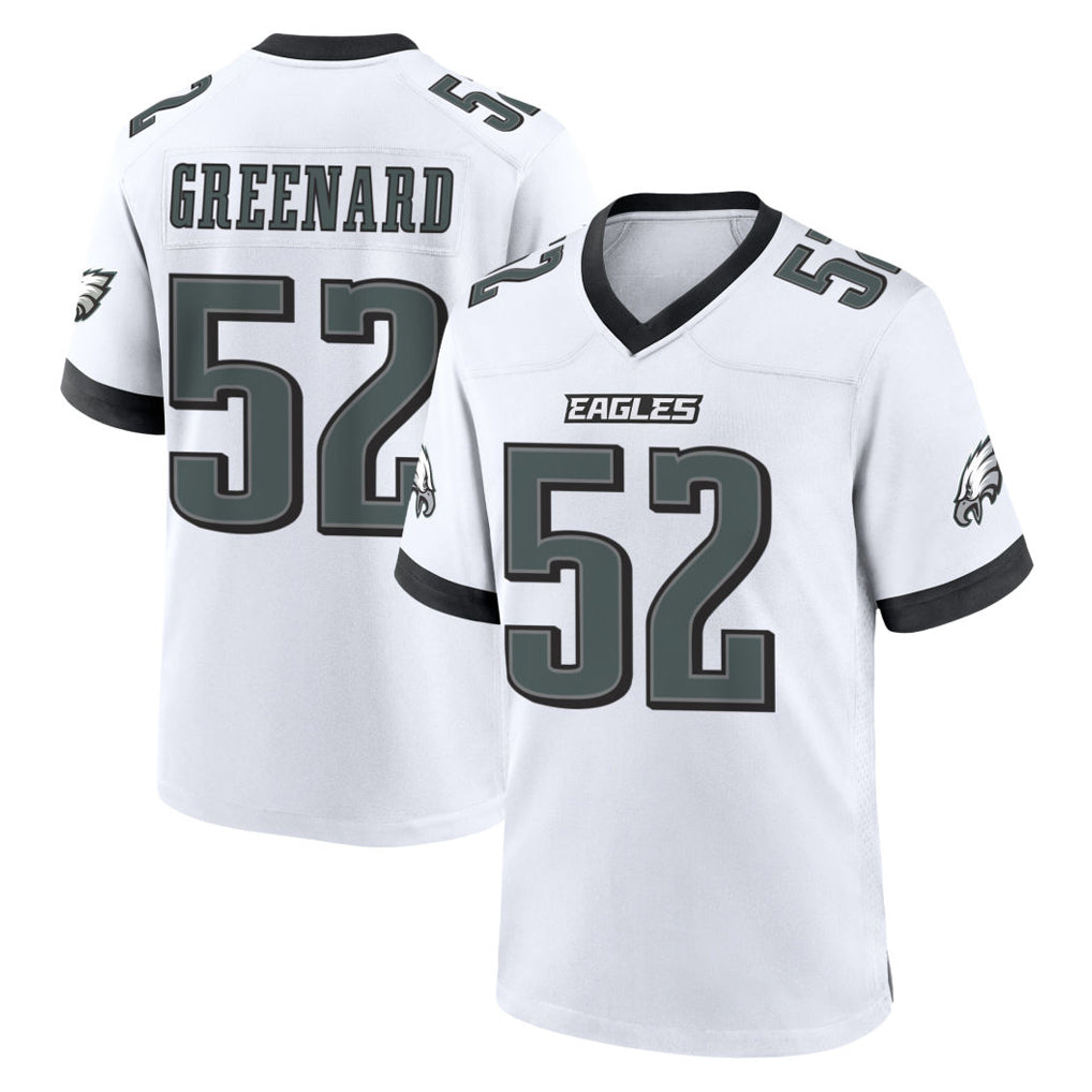 Parkc P.Eagles #52 Jonathan Greenard Player White Game Home Stitched Jerseys