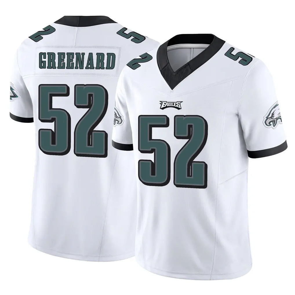 Parkc P.Eagles #52 Jonathan Greenard Player White Limited Vapor F.U.S.E. Home Game Stitched Jerseys
