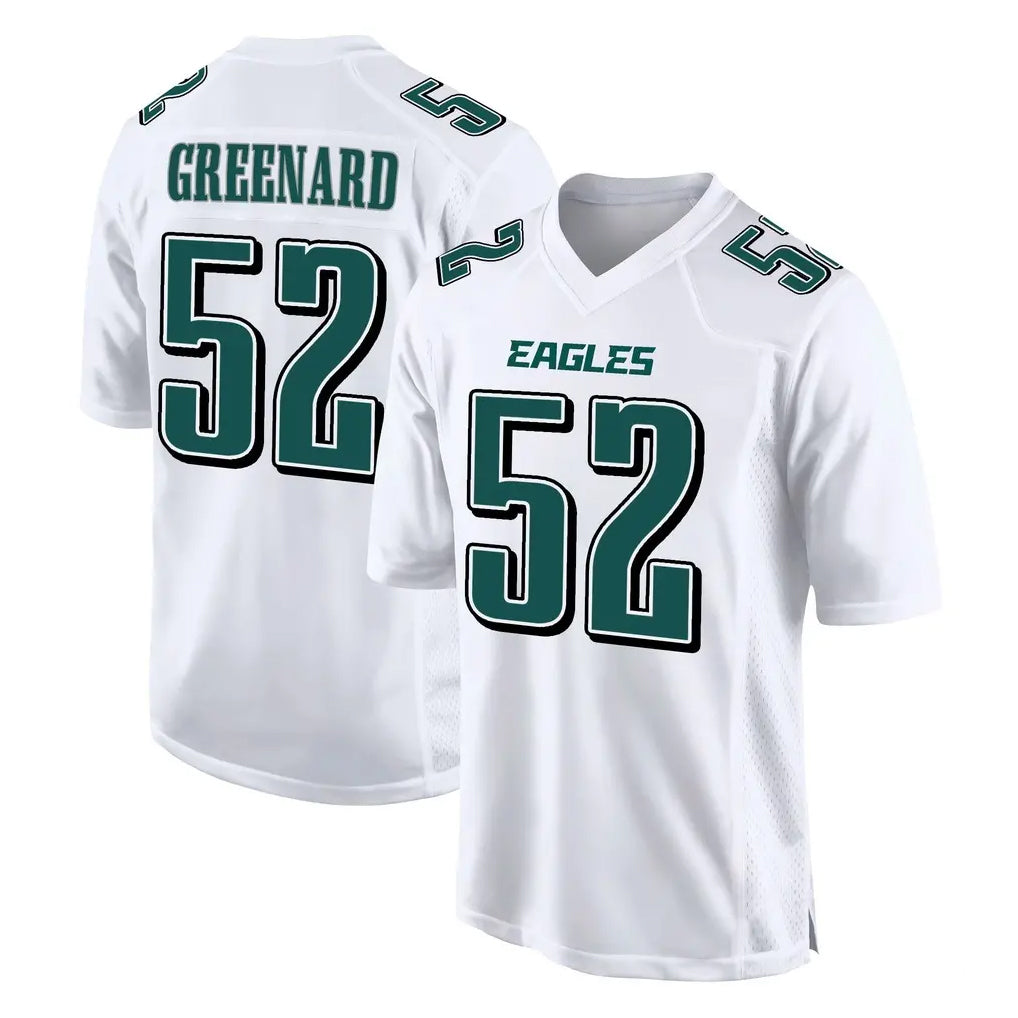 Parkc P.Eagles #52 Jonathan Greenard Player White Tundra Fashion Home Game Stitched Jerseys