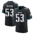 Parkc P.Eagles #53 Zack Baun Player Black Game Home Stitched Jerseys