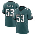 Parkc P.Eagles #53 Zack Baun Player Green Home Game Stitched Jerseys