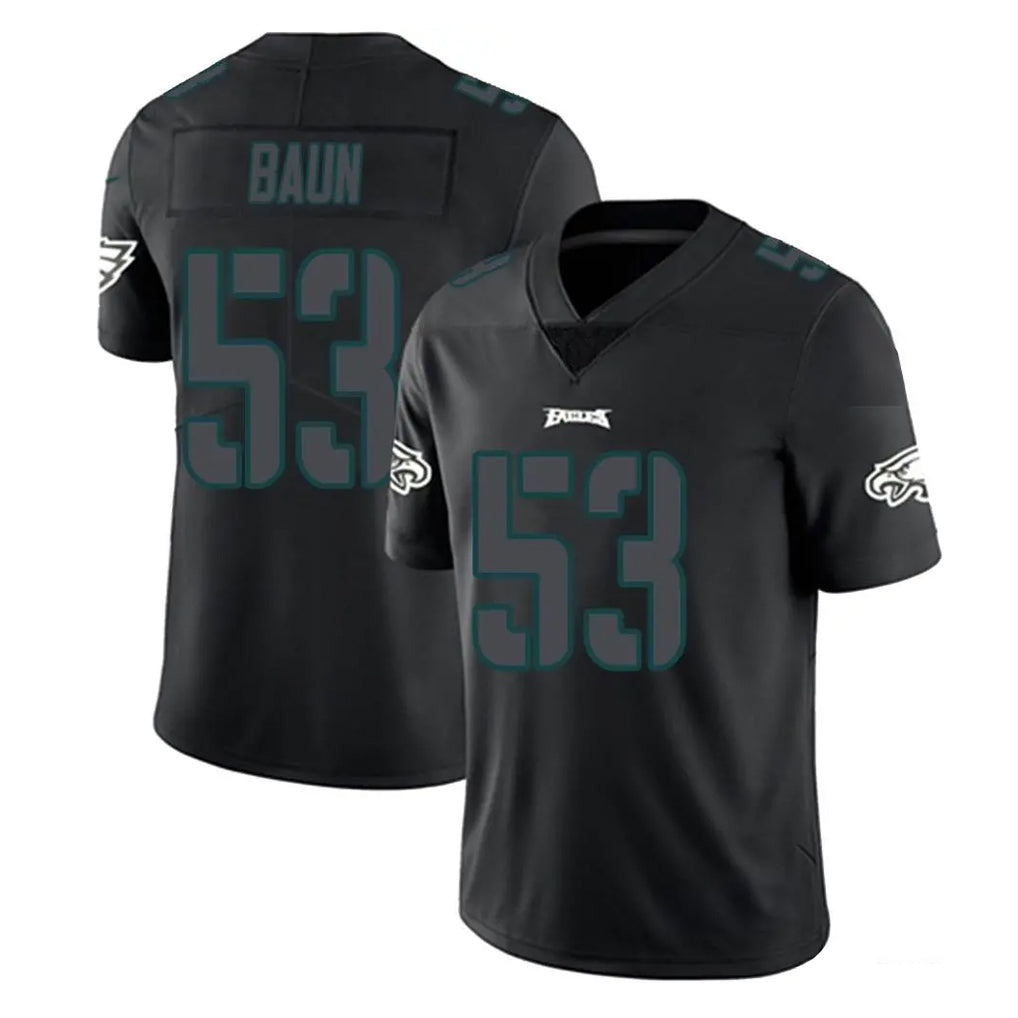 Parkc P.Eagles #53 Zack Baun Player Limited Black Impact Home Game Stitched Jerseys
