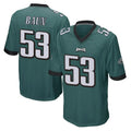 Parkc P.Eagles #53 Zack Baun Player Team Color Green Home Game Stitched Jerseys
