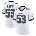 Parkc P.Eagles #53 Zack Baun Player White Game Home Stitched Jerseys