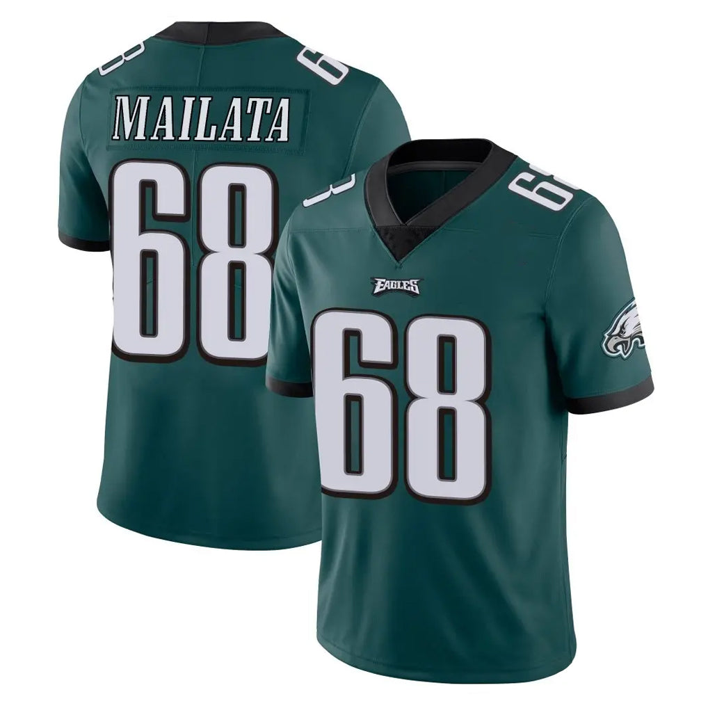 Parkc P.Eagles #68 Jordan Mailata Player Team Color Green Vapor Untouchable Home Game Stitched Jerseys