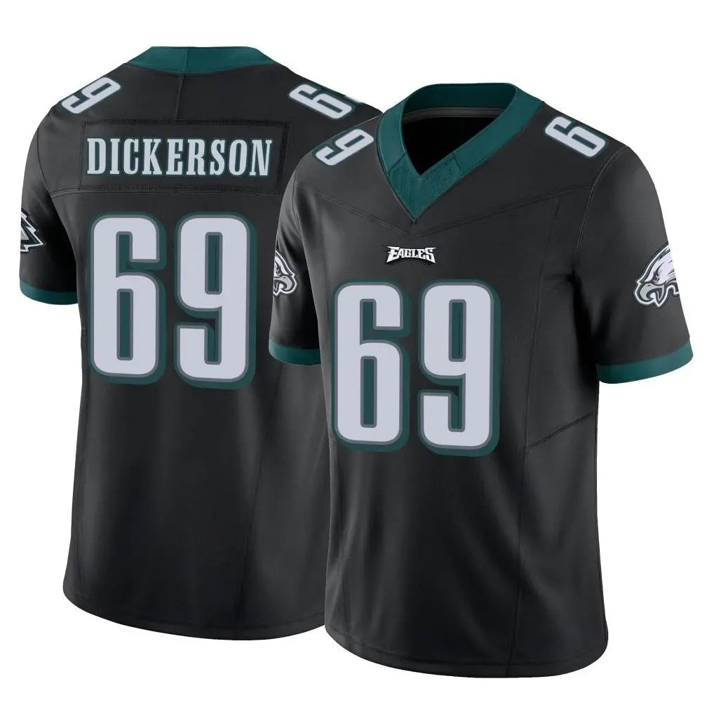 Parkc P.Eagles #69 Landon Dickerson Player Black Limited Vapor F.U.S.E. Home Game Stitched Jerseys