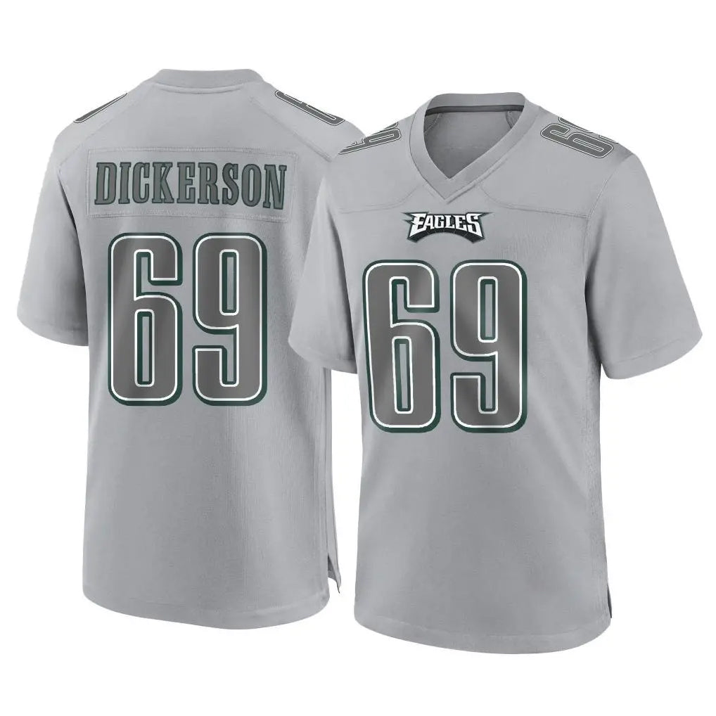 Parkc P.Eagles #69 Landon Dickerson Player Gray Atmosphere Fashion Home Game Stitched Jerseys