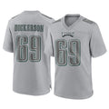 Parkc P.Eagles #69 Landon Dickerson Player Gray Atmosphere Fashion Home Game Stitched Jerseys