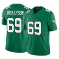 Parkc P.Eagles #69 Landon Dickerson Player Green Kelly Alternate Vapor F.U.S.E. Home Game Stitched Jerseys
