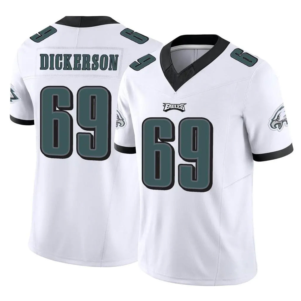 Parkc P.Eagles #69 Landon Dickerson Player White Limited Vapor F.U.S.E. Home Game Stitched Jerseys