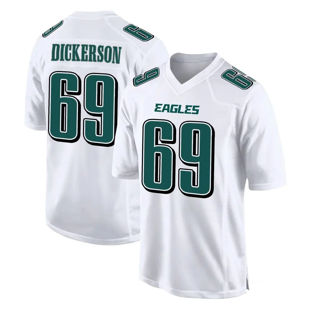 Parkc P.Eagles #69 Landon Dickerson Player White Tundra Fashion Home Game Stitched Jerseys