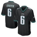 Parkc P.Eagles #6 DeVonta Smith Player Black Home Game Stitched Jerseys