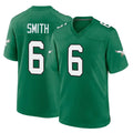 Parkc P.Eagles #6 DeVonta Smith Player Green Kelly Alternate Home Game Stitched Jerseys