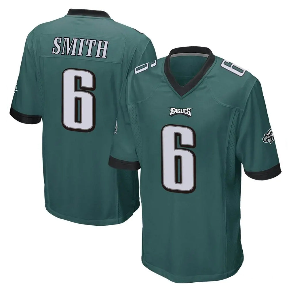 Parkc P.Eagles #6 DeVonta Smith Player Team Color Green Home Game Stitched Jerseys